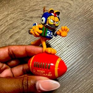 Garfield football ornament